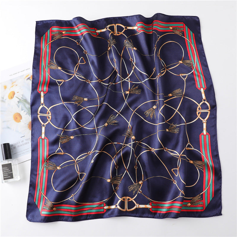 Women's New Small Square Retro Cashew Professional Scarf Women's New Small Square Retro Cashew Professional Scarf
